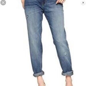 NWT Gap 1969 Sexy Boyfriend Low Rise Relaxed Straight Jeans Size 32 Tall #1684